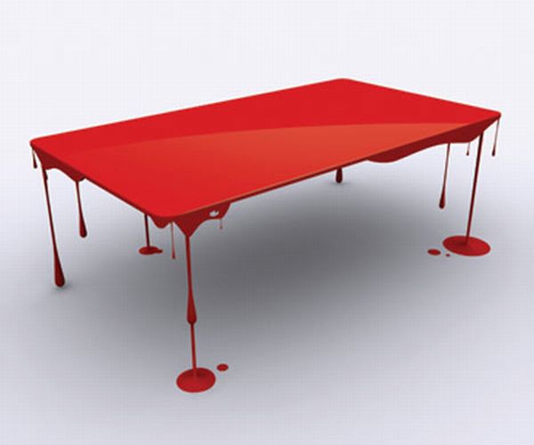 Paint drip table