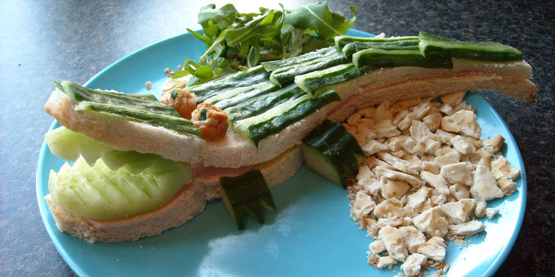 Sandwich crocodile