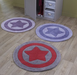 Tapis ronds tuftés la redoute