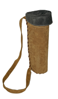 Carquois en daim beige