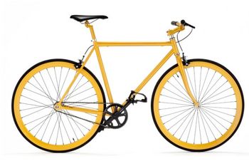 Vélo Fixie Myfab Doré