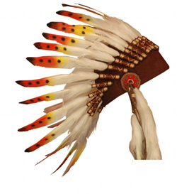 Coiffe de chef indien