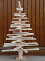 Sapin de Noël en planches