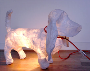 Lampe chien Zoreille