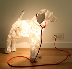 Lampe chien MERLIN